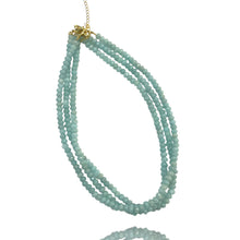 Faceted Bead Necklaces 6mm: Green & Black