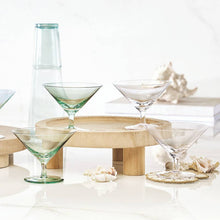 Short Stem Martini Glass - Coastal Green: 5 oz ,  3.5" H