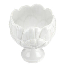 Ceramic Footed Artichoke Bowl - Small