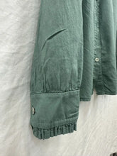 Cotton ruffled shirt @88270_ChVolantUni: Navy