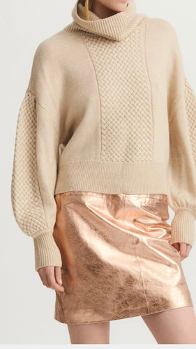 Morissa Skirt Metallic Rose