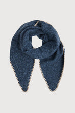 Knitted Triangle Shawl: Taupe