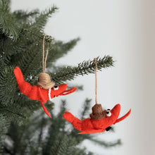 Felt Shrimp Couple Ornament: Shrimp Lady