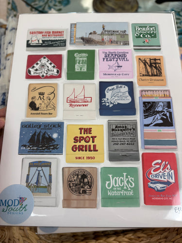Carteret County Matchbox Print