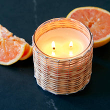 Grapefruit Pomelo 2 Wick Woven Candle 12oz. Ctn.6