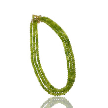 Faceted Bead Necklaces 6mm: Deep emerald