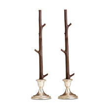 Stick Candles Maple / Pair: Watermelon Pink