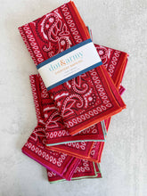 Bandana Cloth Napkins, set of four: White