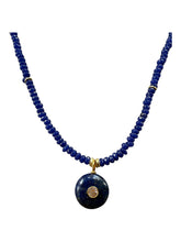 Joanie Necklace - Fall Set: Lobster + ext 16-18" / Navy Jade