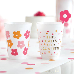 Gold Foil Frost Cup - Happy Birthday