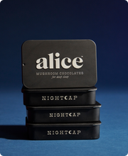 Nightcap — mushroom chocolate supplement for deep sleep