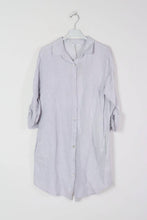 Short Linen Dresse One Size Blue Jeans