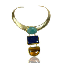 Bella Choker: Carnelian, Amethyst & black onyx