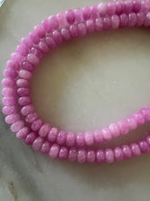 Lilly Gemstone Bead Necklace multi-color 8mm opals jade : Maroon