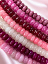 Lilly Gemstone Bead Necklace multi-color 8mm opals jade : Sienna