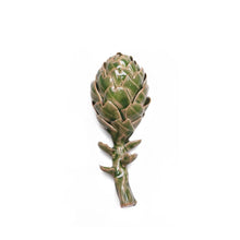 Ceramic Artichoke Tabletop Decor: Green / Small