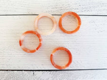 Sherbet Napkin Rings, set of four: Lime