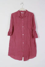 Short Linen Dresse One Size Blue Jeans