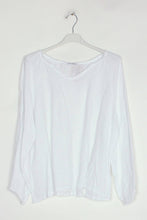Linen Blouse  Sky Blue One Size
