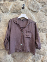 Linen Blouse: White One Size