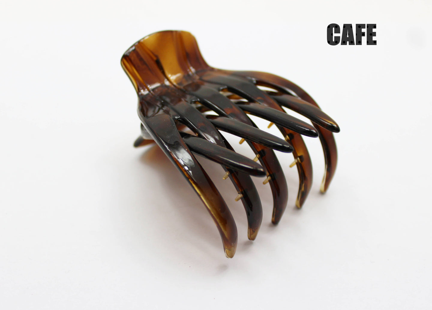 Large French Yoga Clips: Cafe