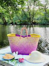 Coloful Straw Basket - XL