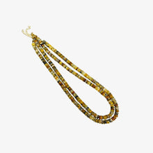 Disc Bead Necklaces: Purple
