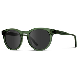 Tate - Round Polarized Sunglasses: Beige Tortoise / Brown Gradient Lens 1039CRMBRW
