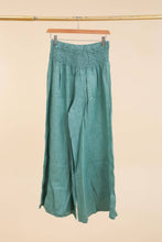 100% Linen Trousers REF. 2771: Black