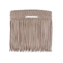 Sophia Eco Ribbon Clutch: Tan