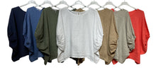 White Linen Blouse : Balloon Sleeve