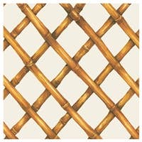 Bamboo Lattice Cocktail Napkin