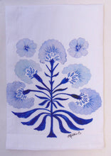 Limited Edition Poppy Love White Flour Sack Towel
