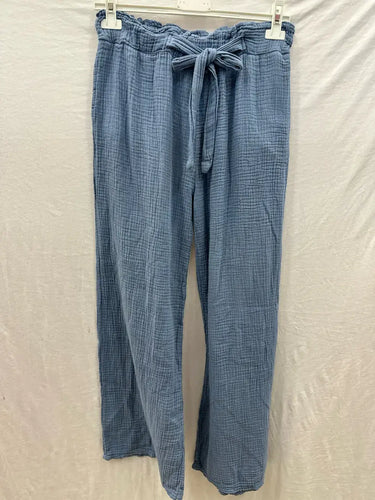 Cotton gauze pants One Size: Color Jeans