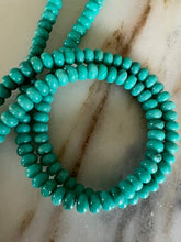 Lilly Gemstone Bead Necklace multi-color 8mm opals jade : Sienna