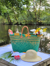 Coloful Straw Basket - XL