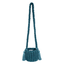 Amalfi Bucket Bag Mini With Tassels: Sand / Short strap (4")
