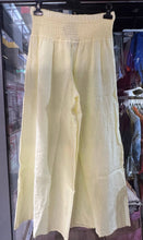 100% Linen Trousers REF. 2771: Mustard