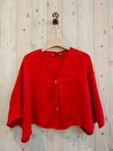Ref-11870 SHORT LINEN BLOUSE 100%: PISTACHIO