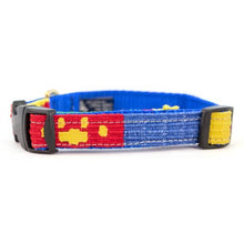 A Tail We Could Wag Side-Release Dog Collar: Harborside Twilight / Medium - 14"-20"
