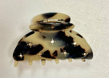 Large Rhinestone Resin Jaw Clip: White Tokyo