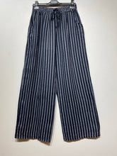 Camel Stripe Linen Pants