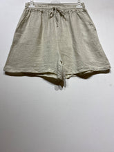 LINEN SHORTS : CHOCO