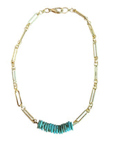 Ariel Necklace Turquoise: 16"