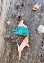 Sailfish Swordfish Marlin Copper Christmas Ornament