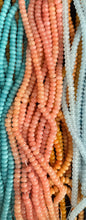 Lilly Gemstone Bead Necklace multi-color 8mm opals jade : Sienna