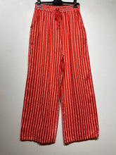 Camel Stripe Linen Pants