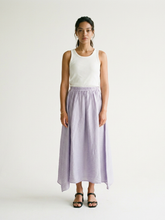 Fluid midi skirt KD9932TC-5: Brown
