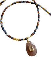 Sapphire Choc Moonstone pendant