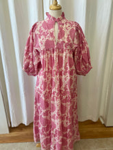 Claire Dress Long- Pink Paisley Punch